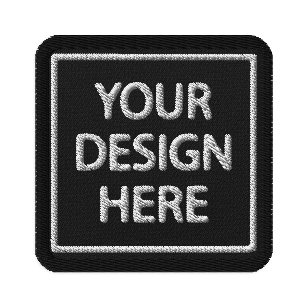 Custom Design Embroidered Patches - Etsy