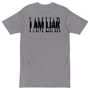 Camiseta premium de peso pesado para hombre Playboi Carti I AM LIAR