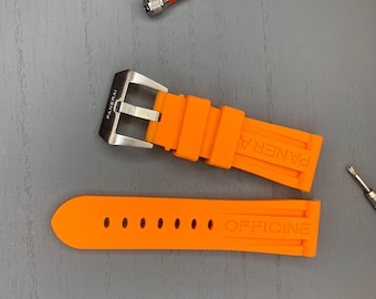 22mm/24mm/26mm Panerai rubber Watch strap for panerai