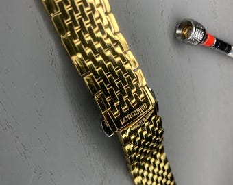 Longines band Gold 18mm/20mm  longines strap Bracelet