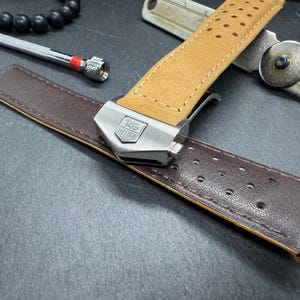 Tag Heuer Carrera 20mm/22mm perforated leather strap