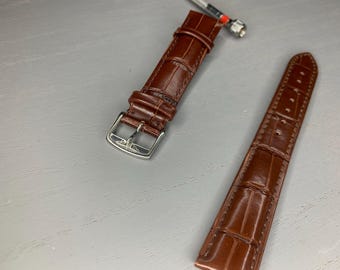 Leather Band for Longines 18mm/20mm brown