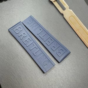 22mm Rubber Strap for Breitling Navitimer/Avenger Watch, Replacement Band Buckle Clasp