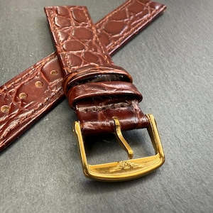 Longines band 18mm/20mm crocodile leather strap Bracelet