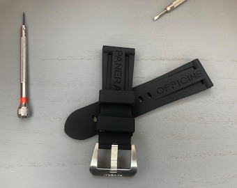 22mm/24mm/26mm Panerai rubber Watch strap for panerai