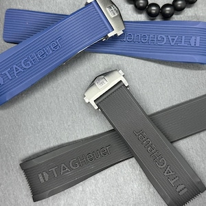 Tag Heuer 24mm Rubber strap for Monaco Formula 1 and Carrera