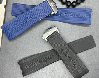 タグ・ホイヤー カレラ/モナコ用レザーストラップ - 19/20/22 mm