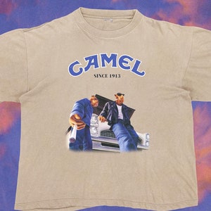 90s CAMEL ポケットTシャツ パープル ヴィンテージ ワンポイントロゴ 古着 90s USA製 CAMEL キャメル 「HARD PACK」 ポケット Tシャツ