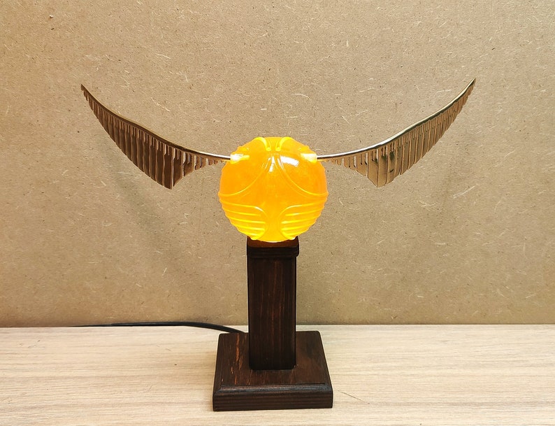 Golden Snitch Lamp Etsy