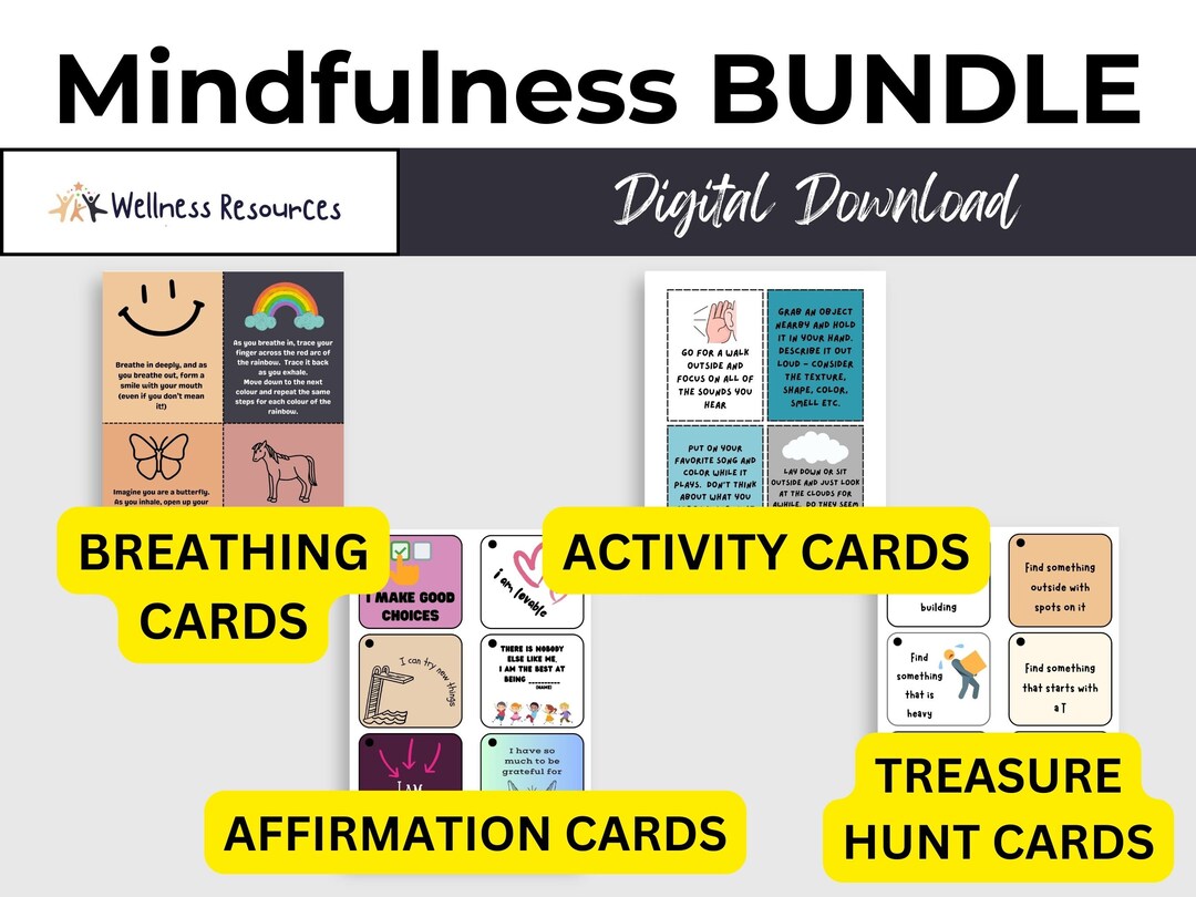 Mindfulness BUNDLE for Kids - Etsy