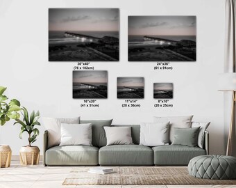 Cherry Grove Pier, SC, Coastal Landscape Photo Print
