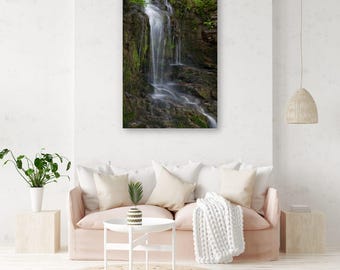 Tory Falls, Hanging Rock NC, Landscape Photo Print, Modern Wall Art