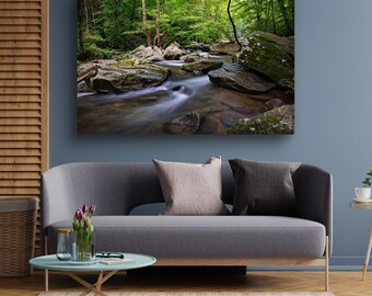 High Shoals Falls Print, North Carolina Landscape Wall Art