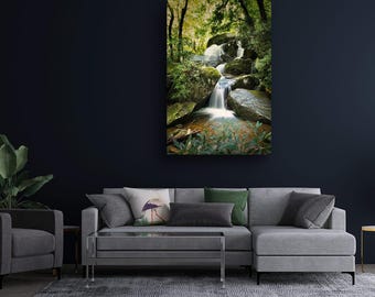 High Shoals Falls Print, NC Landscape, Nature Wall Art