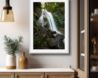 High Shoals Falls Photo Print, Landscape Wall Art