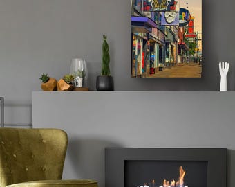 Beale Street "The Morning After" Memphis, TN - Wall Art photography; Paper, Canvas, Metal, Acrylic prints