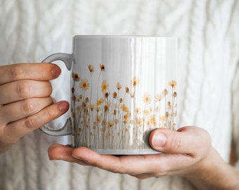 Daisy Mug, Daisy Gifts, Daisy Flower Cup, Daisy Flower Coffee Mug, Daisy Coffee Cup, Daisy Gifts For Her, Daisy Gifts Women