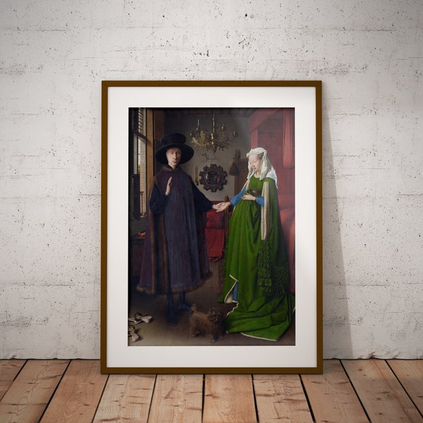 The Arnolfini Portrait (1434) Jan van Eyck (Flemish, c. 1390 – 1441) 3087 x 4226px