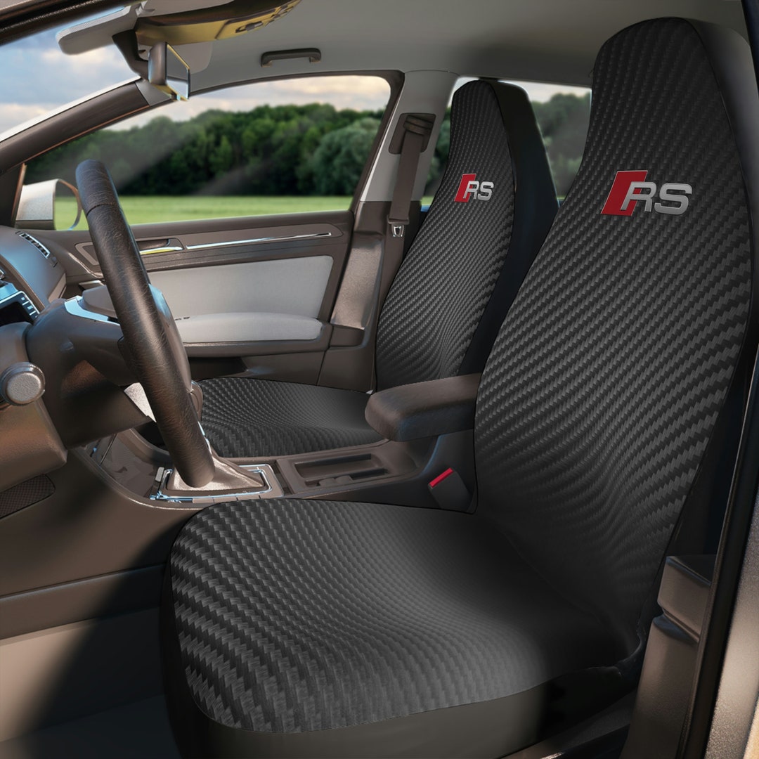 Car Black Red Seat Covers Audi RS7 RS3 RS4 Rs5 Rs6 Jdm Etsy