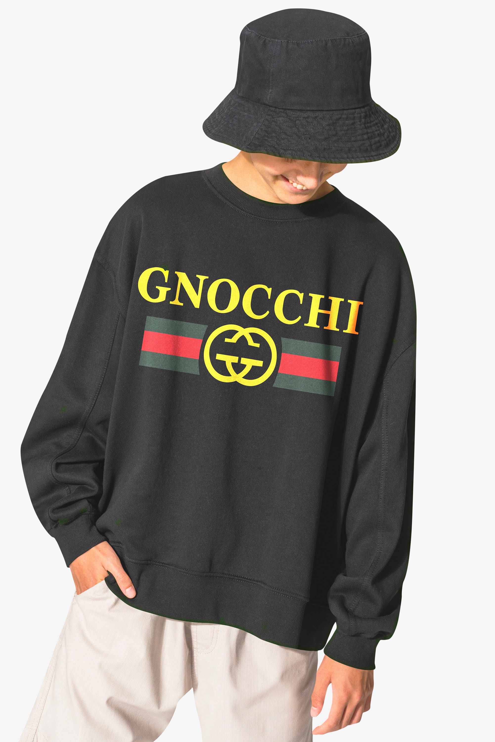 Gucci Black Unisex Hoodie For Men Women Luxury Brand Clothing Clothes Outfit