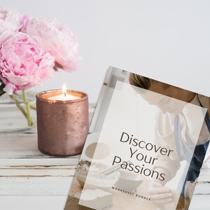 Discover Your Passion Workbook, Self-Discovery Workbook, Personal Development workbook, Life Transition Journal, Self-Help Workbook