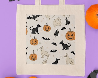 Borsa di tela per caramelle "Dolcetto o scherzetto" per bambini