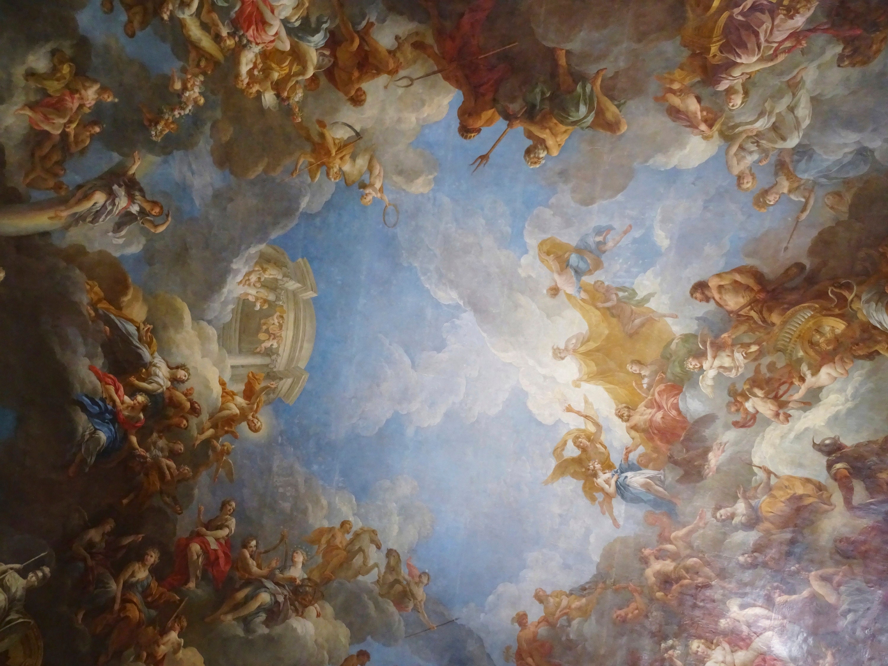 Versailles Palace Ceiling Painting Different Sizes Charles Le Brun 