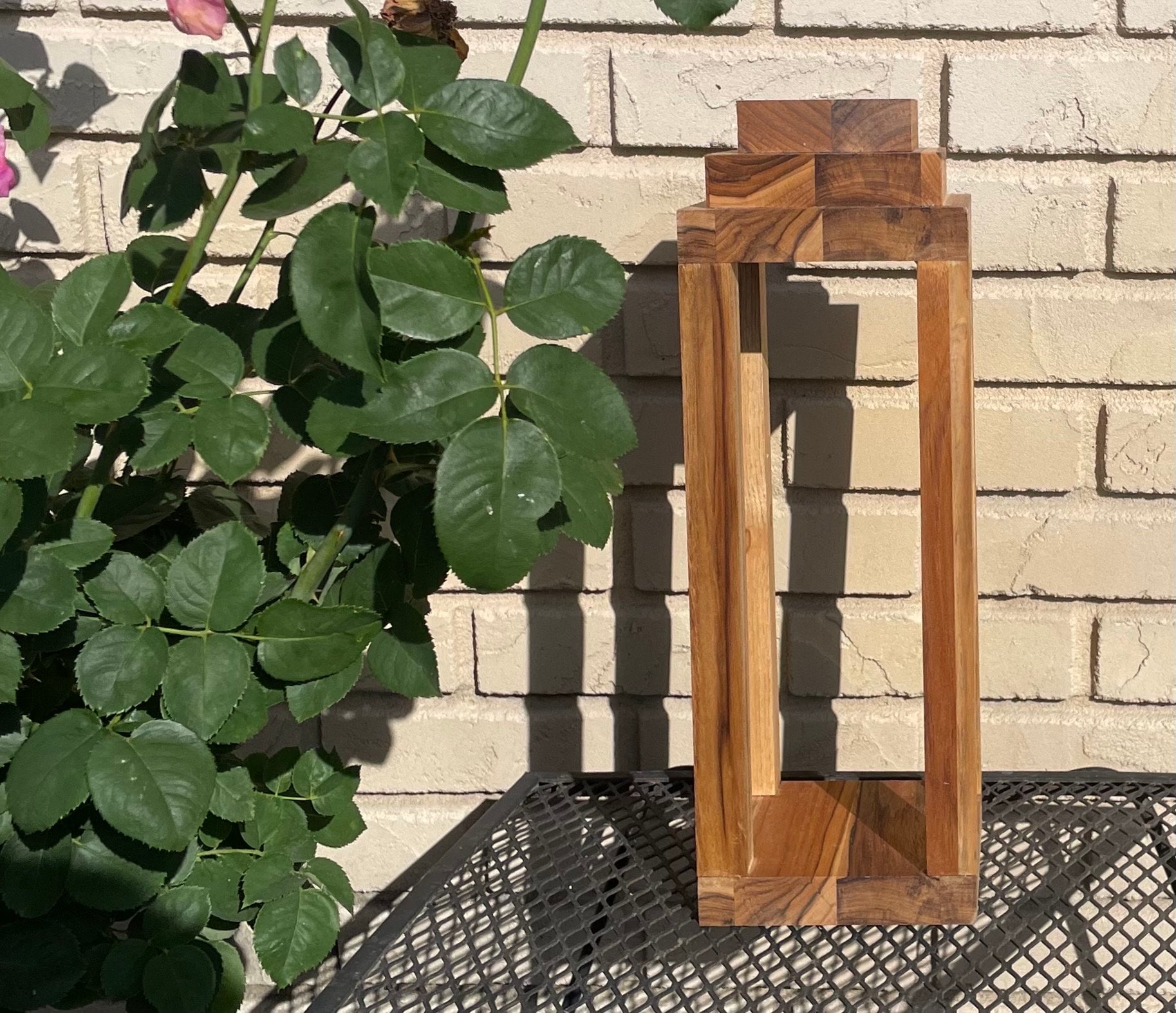 Teak Wood Lantern