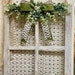Farmhouse White Wall Decor, Window Frame Wall Decor, Rustic Wall Decor ...