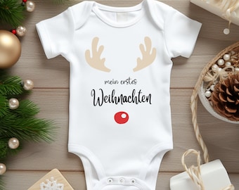 Cute and Cozy:My First Christmas Baby Romper.My First Christmas BabyBody Bodysuit.Christmas Outfit.Baby Christmas 2023.