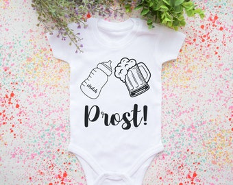 Baby Body Cheers Funny Baby Body Bodysuit Funny Baby Saying Gift for Birth Cheers Baby Body Funny Holidays Baptism Oktoberfest 2024
