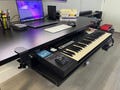 Clamp-On Under Desk MIDI Keyboard Tray – Heavy Duty, Adjustable for Studio Desk, Synths, Pianos & Music Producers