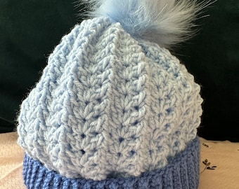 Crocheted Pom Hat