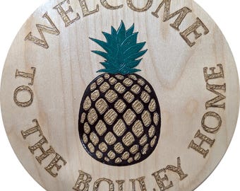 042-A Personalized Welcome To My Home Plaque - We Can Make One For You