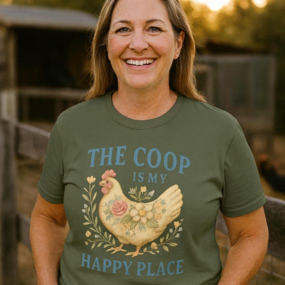 Chicken Lover T-Shirt: Farmhouse Hen Graphic Tee
