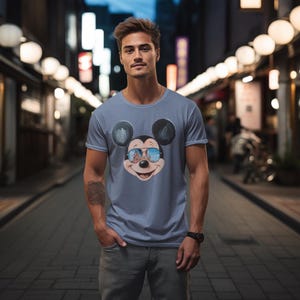 Mickey Mouse Shirt Disney Vacation T-Shirt Cinderella Castle Disney Fan Shirt Unisex Casual Tee Mickey Mouse Ears Cute Disney World Gift