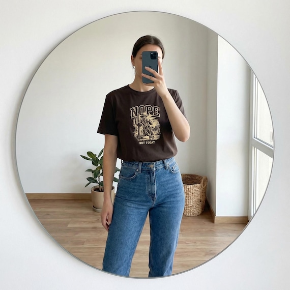 Skeleton Cowboy Shirt: Western Desert Graphic Tee, Bella+Canvas 3001