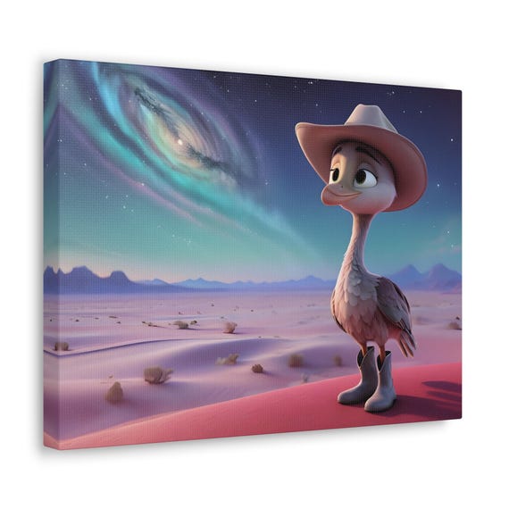Cosmic Roadrunner Canvas Gallery Wraps