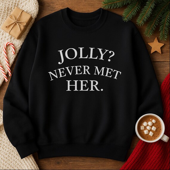 Bah Humbug Christmas Sweatshirt: Sarcastic Holiday Humor, Gildan 18000