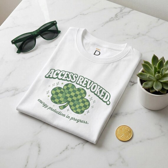 Access Revoked Shamrock Shirt – St. Patrick’s Day Energy Protection Tee