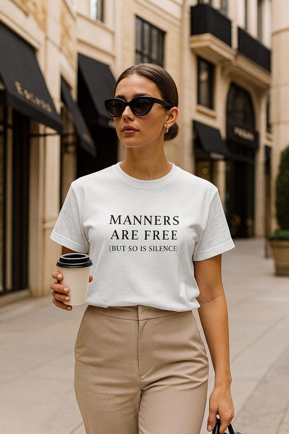 Sarcastic Introvert T-Shirt: Rude But Refined Bella+Canvas Tee