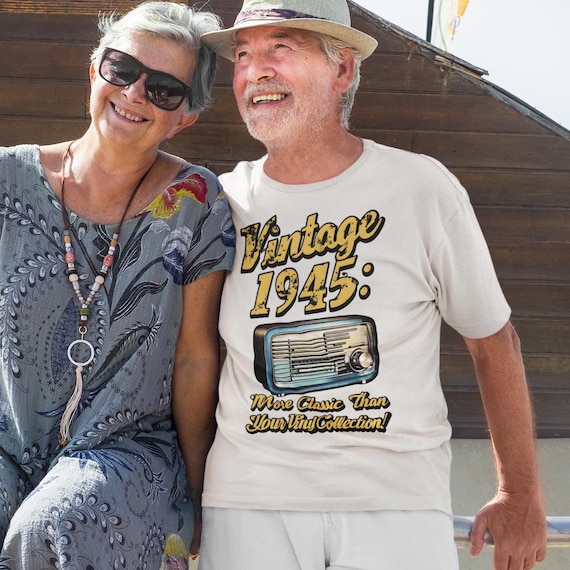 80th birthday gift Born in 1945 Birthday Shirt Gift 80th birthday shirt 1945 milestone shirt 80th Birthday Dad birthday Grandpa birthday