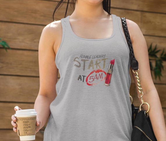 Motivational Tank Top for Feminists Empowerment Tank Top for Boss Babes 5 AM Club Early Riser Hustle Culture Feminist Tank Top Gift for Her