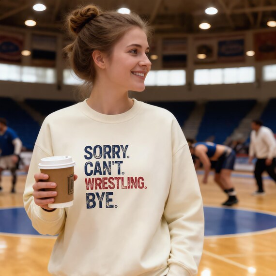 Wrestling Mom Sweatshirt Personalized Team Crewneck Match Day