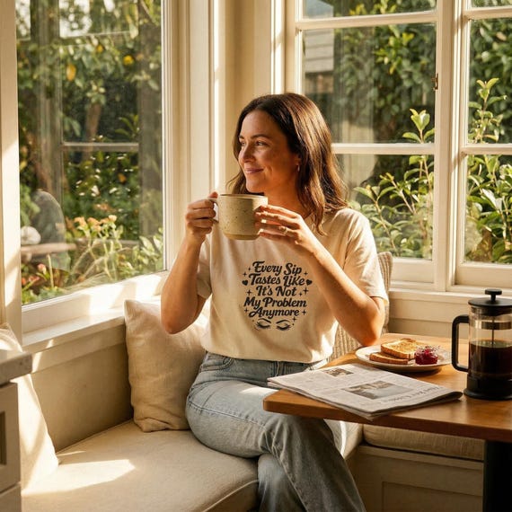 Not My Problem Shirt, Funny Sassy Graphic Tshirt, Unbothered Tee for Her, Gildan 64000