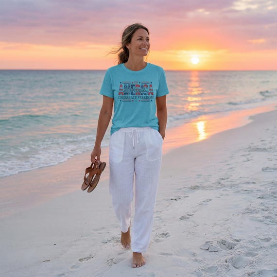 USA 250th Birthday T-Shirt, Patriotic Heart, Stars & Stripes