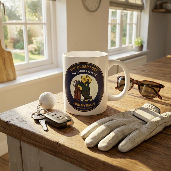 Personalized Golfer Coffee Mug – Funny Golf Gift for Dad