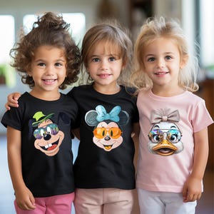 Daisy Duck Kids Tee Camisetas da Família Disney, Camisetas Disney, Camisetas da Família Disney Combinando Camisetas Família e camisetas de desenho animado Disney Personalize
