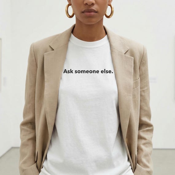 Ask Someone Else Sarcastic Shirt Funny Introvert Tee Comfort Colors
