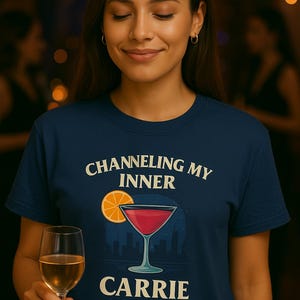 Channeling My Inner Carrie T-Shirt: SATC Inspired Comfort Colors Tee